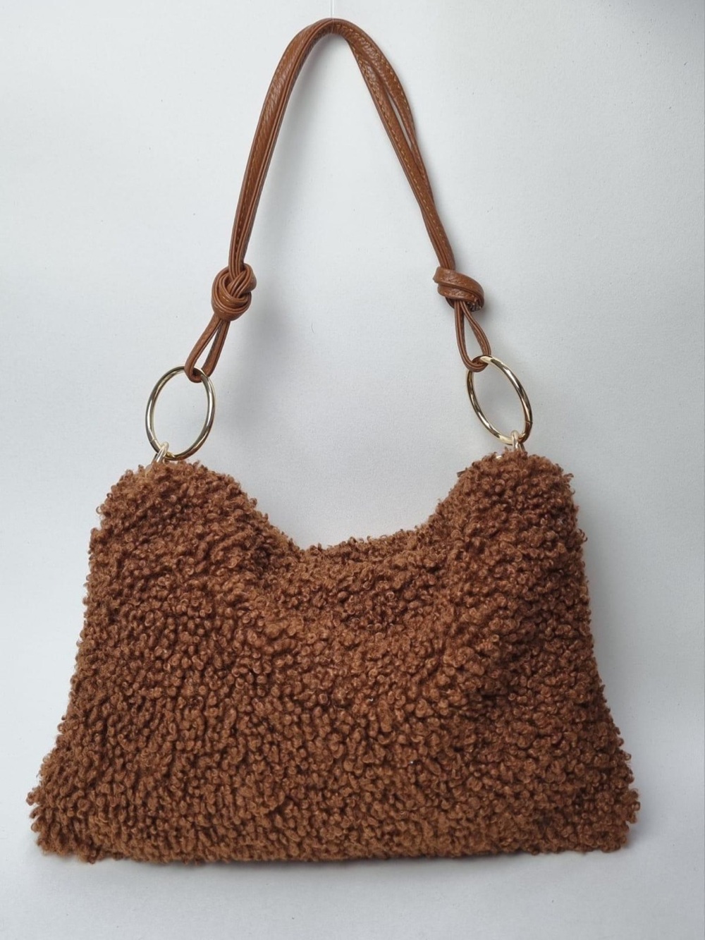New! Sherpa Teddy Shoulder or Crossbody Bag